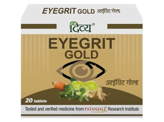 Patanjali Divya Eyegrit Gold Tablets - 20 Tablets